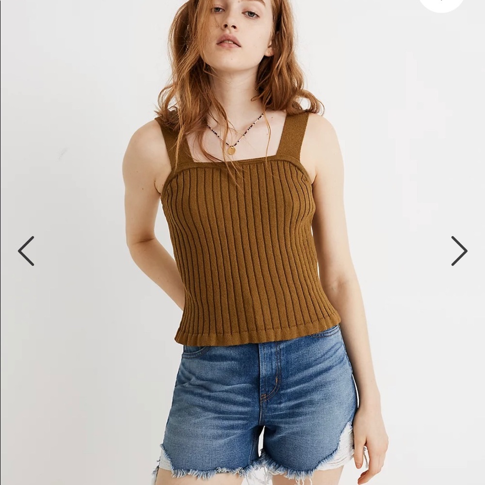 Madewell Tinley Ribbed Sweater Tank